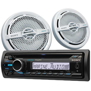 Sony Marine Stereo & Speakers Combo