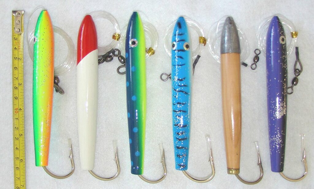 Blue fin lures